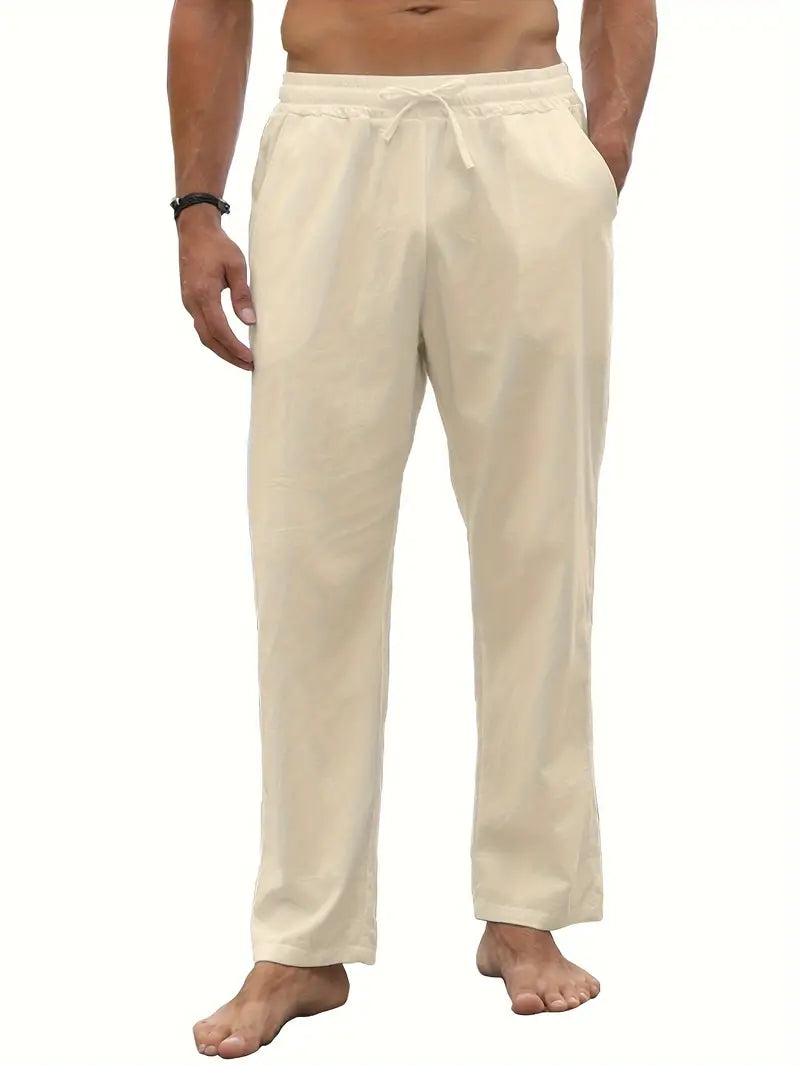Valeriano® | Casual Jogging Pants With Straight Legs And Drawstring For Men