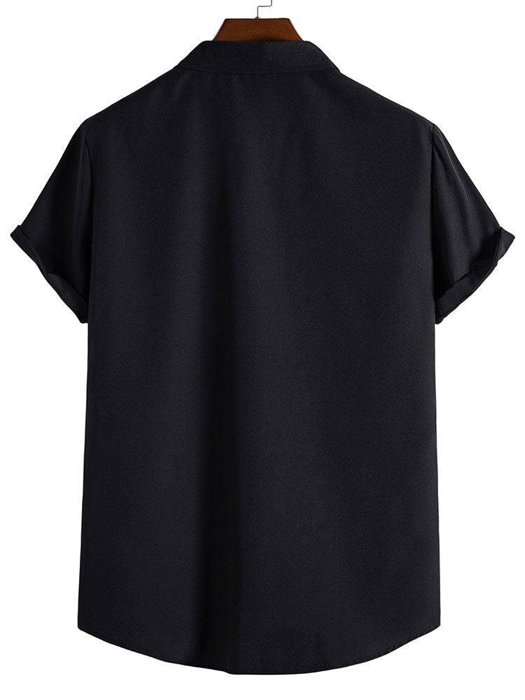 Aliaksei® | Contrast Striped Panel Shirt