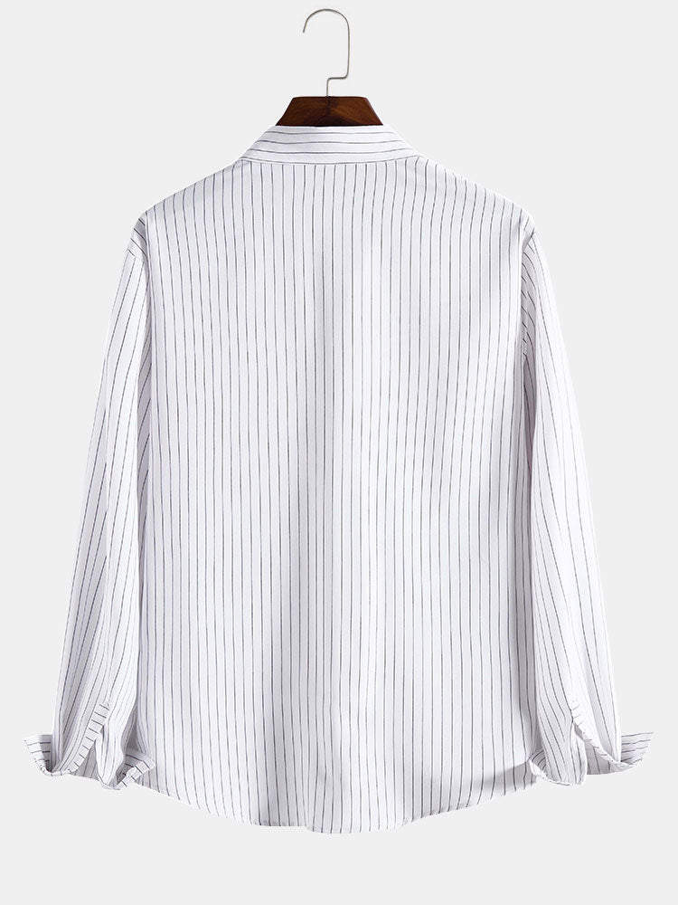 Amos® | Long Sleeved Pinstripe Shirt