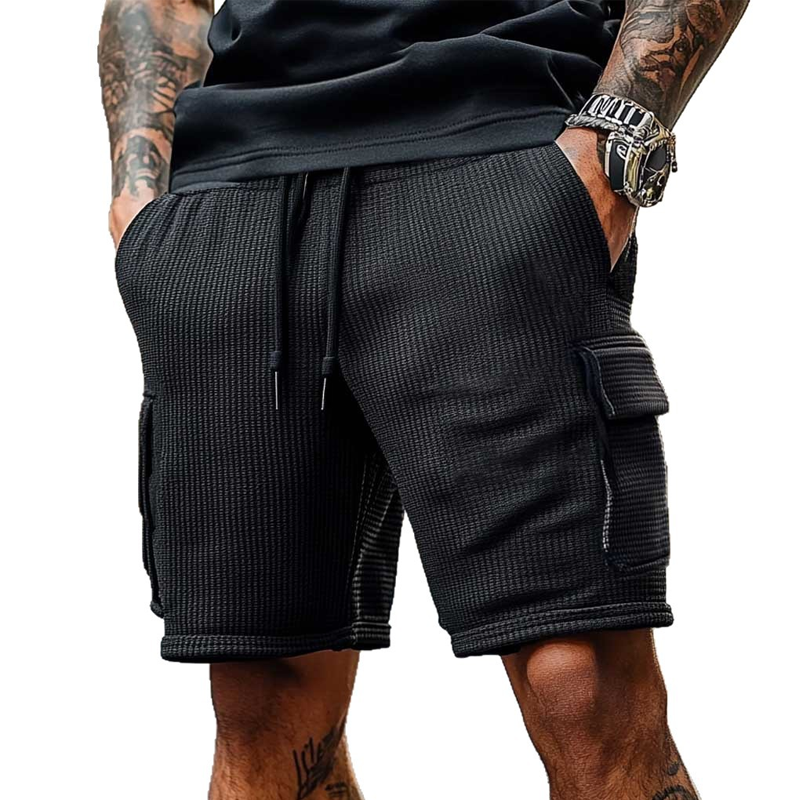Clayton | Men'S Casual Solid Color Elastic Loose Shorts