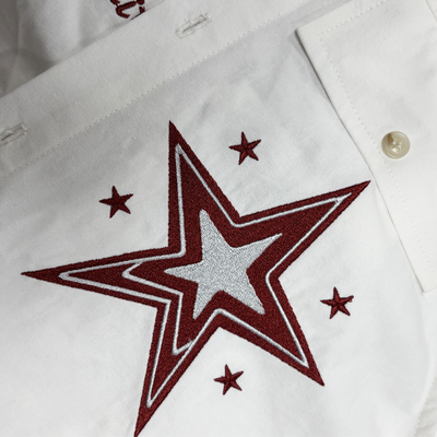 Men's Western Cowboy Style Embroidered Sleeveless Shirt