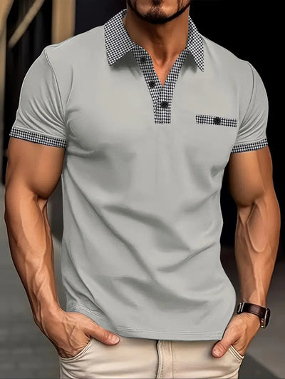 Lysander® | Casual, Buttoned Short-Sleeved Shirt For Men