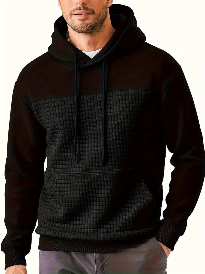 Mack | Textured Knit Hoodie