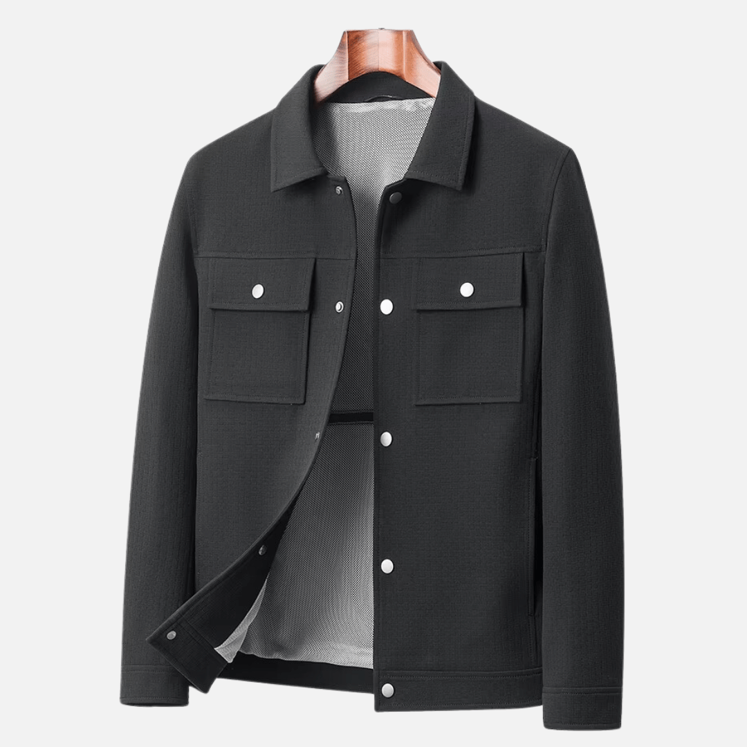 Quinn | Elliot Vintage Textured Cotton Knit Jacket