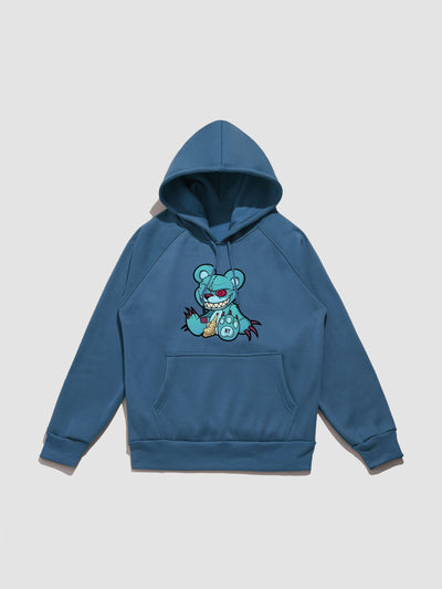 Torin | Evil Bear Print Hoodie