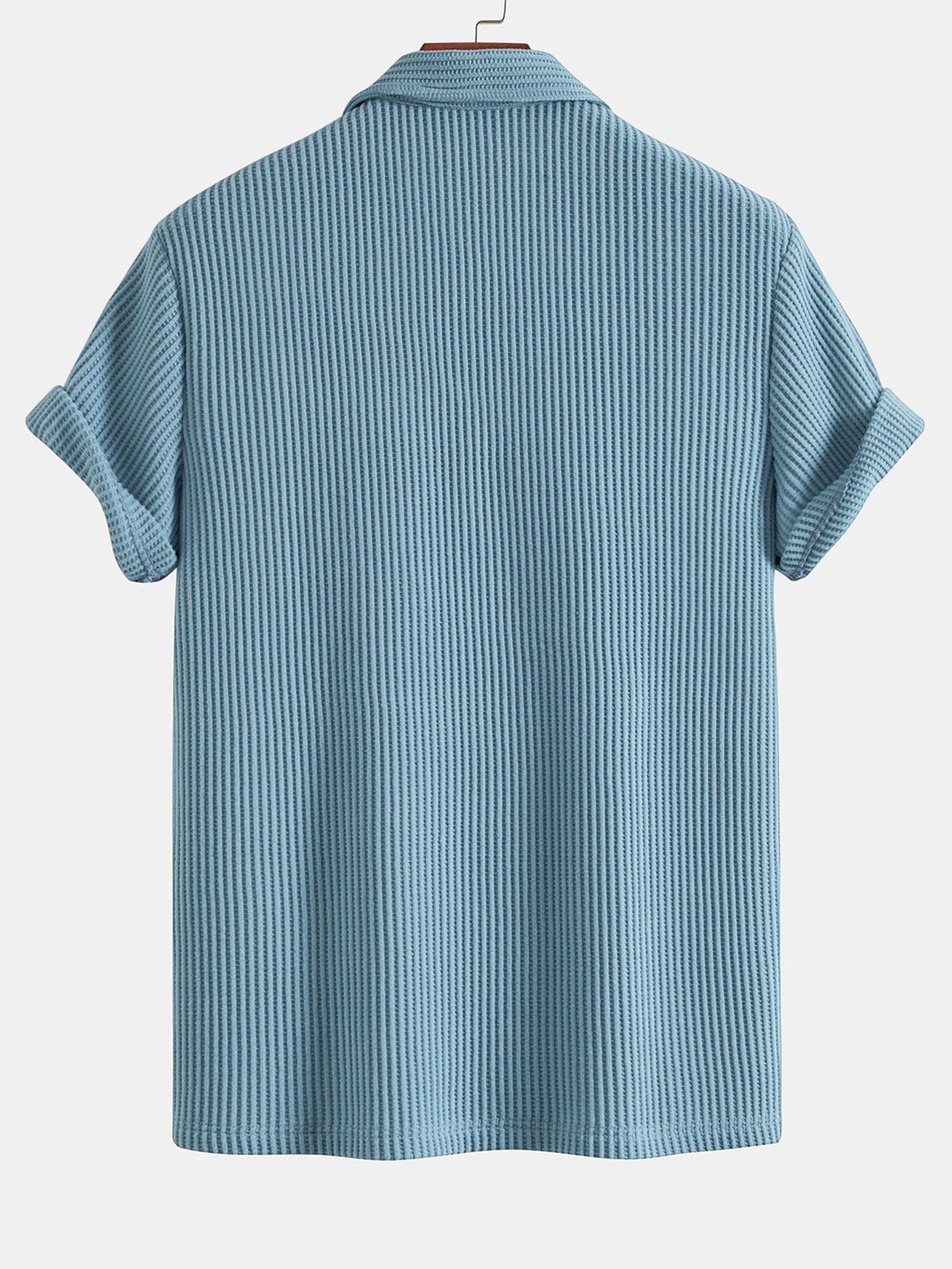 Leo | Short Sleeved Waffle Polo