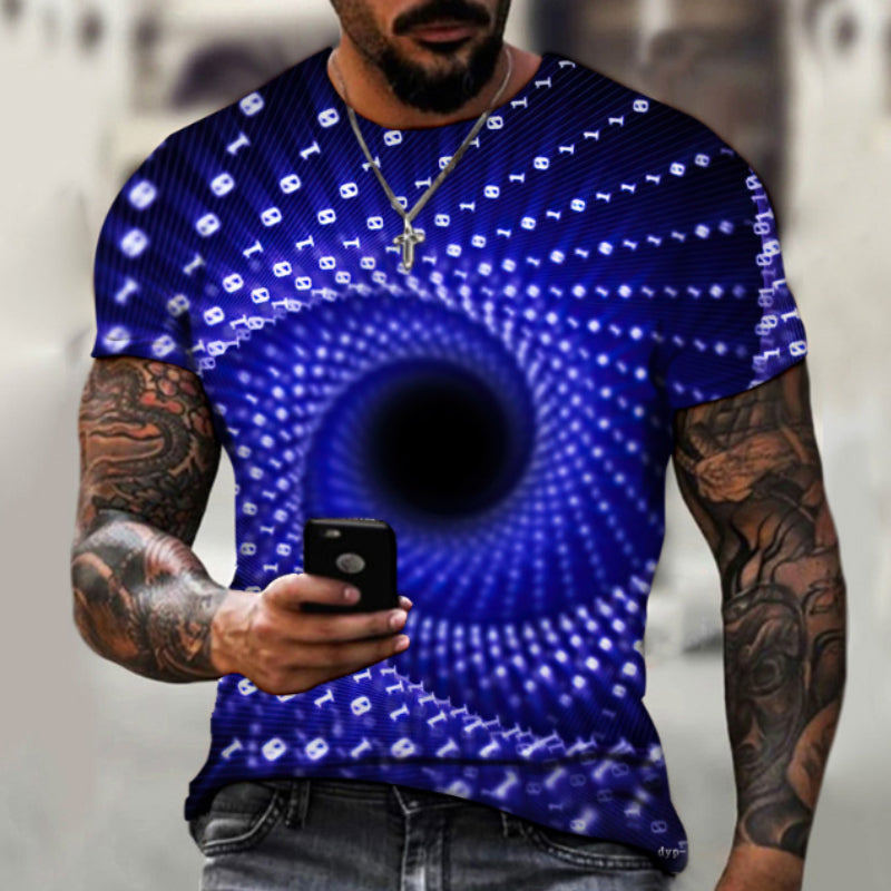 Jorel® | Men'S 3D Digital Print Casual Short-Sleeved T-Shirt