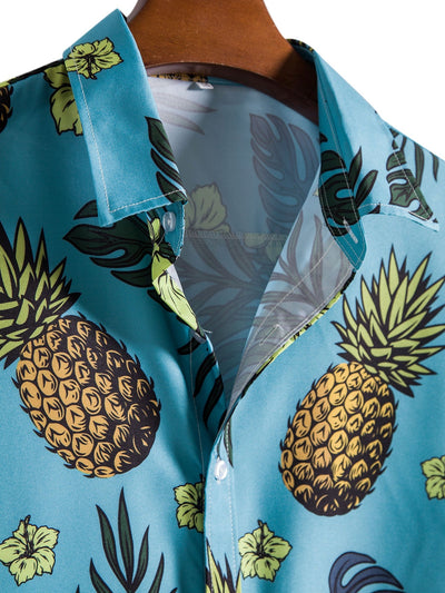 Marc® | Tropical Floral Pineapple Print Shirt