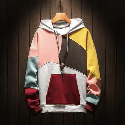 Guillermo® | Oversized Patchwork-Hoodie
