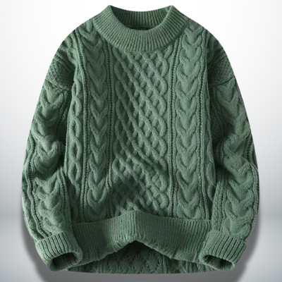 Atanasio® | Elegant Men's Crew Neck Sweater