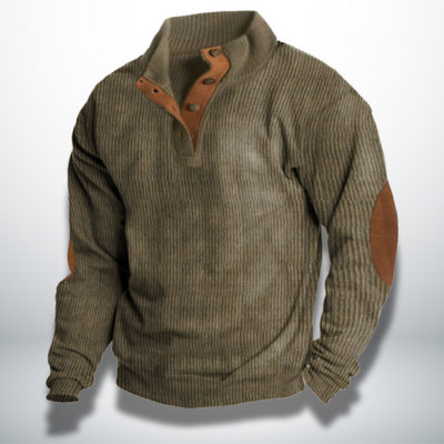 Clarencio® | Men's Velvet Effect Pullover