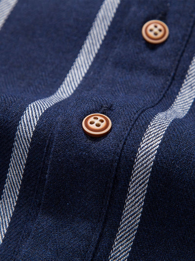 Antton® | Stripes Cotton Henley Shirts