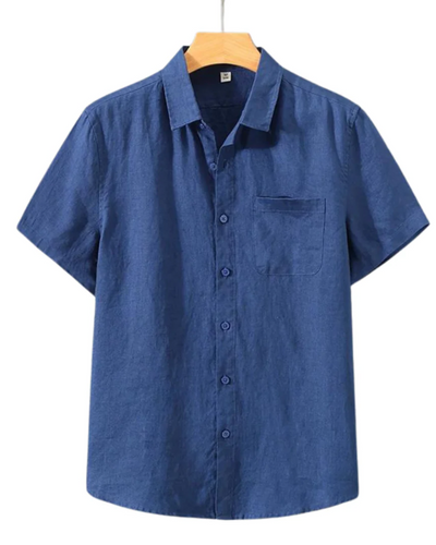 Ethan | Santorini Linen Shirt