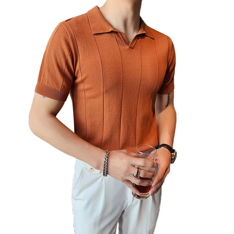 Onofre® | Slimfit Fashion Knit Short Sleeve Shirt
