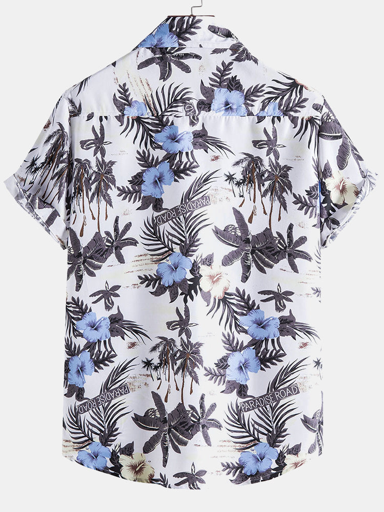 Arjun® | Flowers Print Lapel Shirts