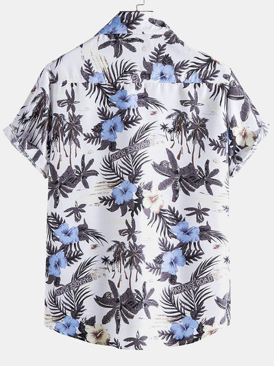 Arjun® | Flowers Print Lapel Shirts