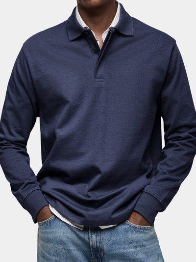 Jeb | Luxury long sleeve polo shirt