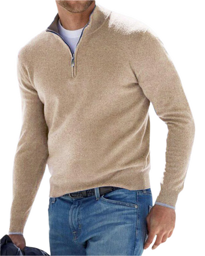 Benjamin | Elegant Zip Sweater