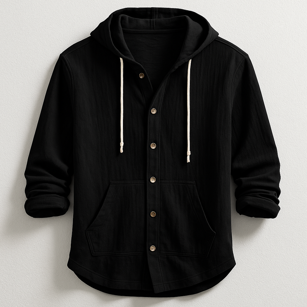 Wyatt | Oxford Hoodie Shirt