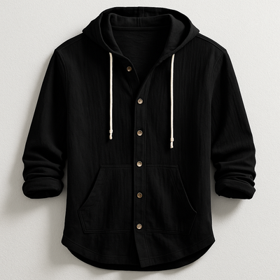 Wyatt | Oxford Hoodie Shirt