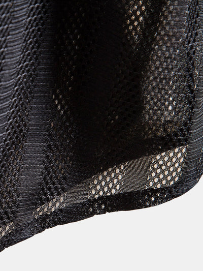 Amanzio® | Mesh Button Up Shirt