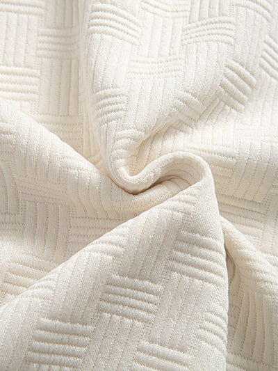 Douglas® | Stripe Jacquard Arc Hem T-Shirt