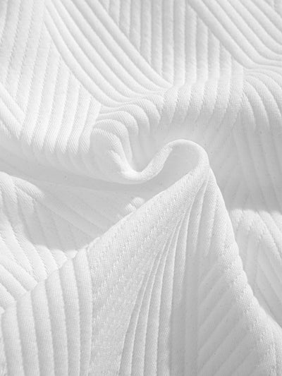 Raymond® | Striped Jacquard Sleeveless Hooded T-Shirt & Shorts