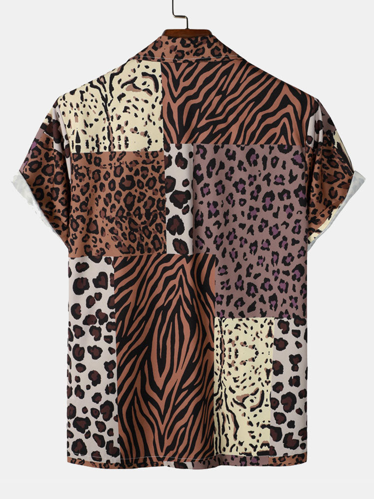 Arnon® | Patchwork Animal Print Shirt