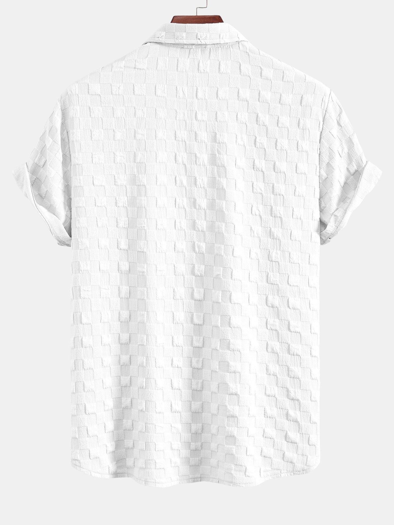 Juan® | Checkerboard Textured Button Up Shirt