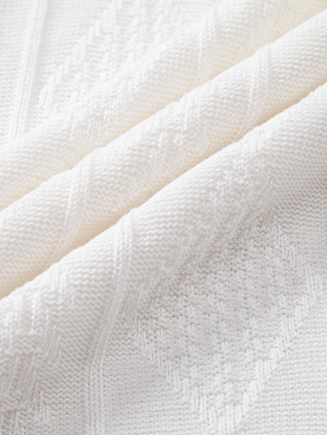 Gabriel | Geometric Jacquard Knitted Polo Shirt