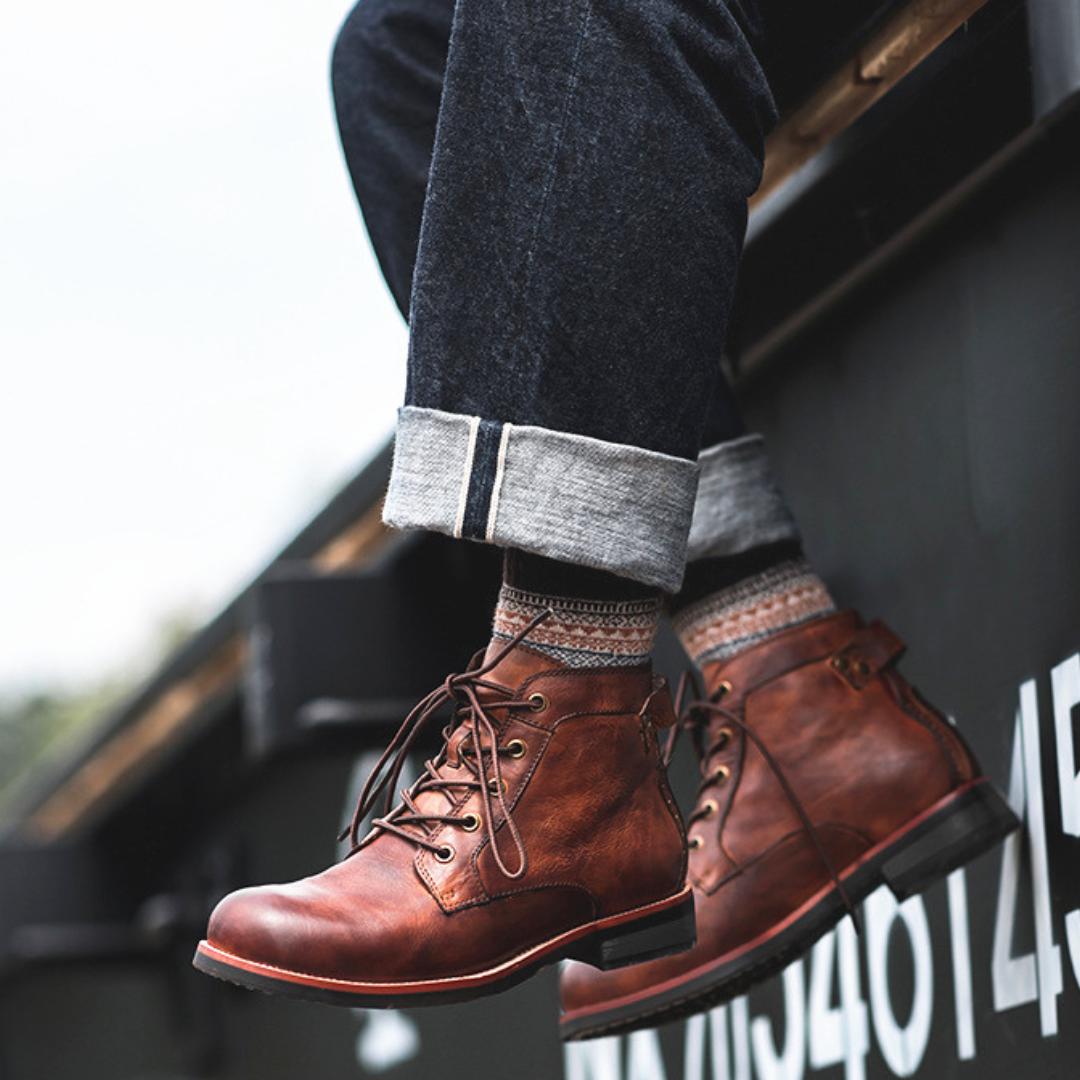 Leo® | Handcrafted eco-leather ankle boot