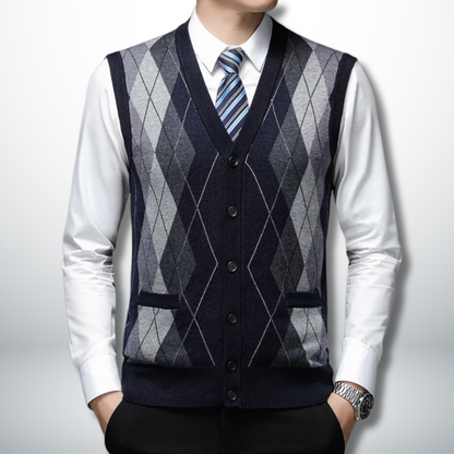 Aimar® | Eco-Friendly Men's Vest-Cardigan