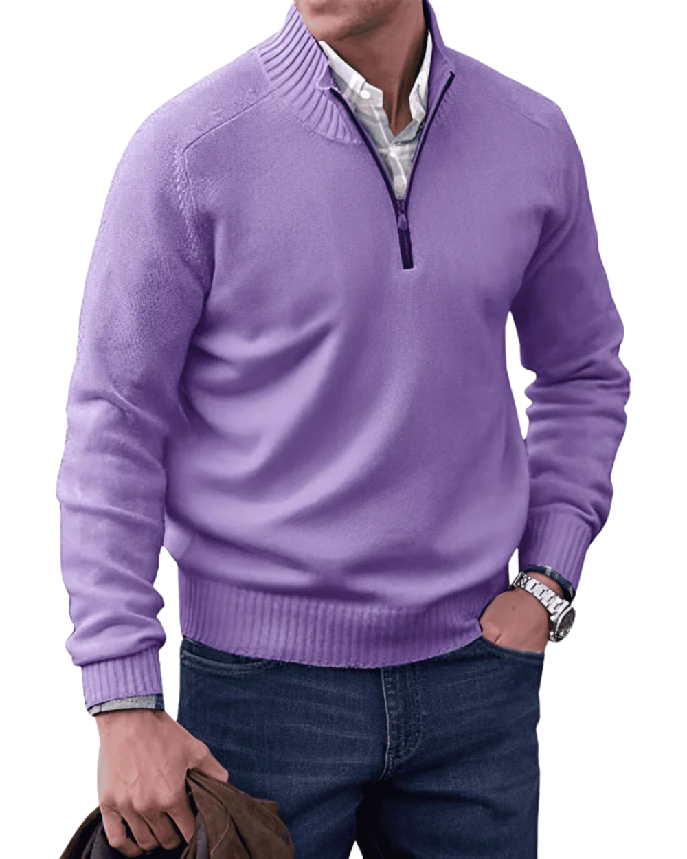 Moses | Casual Zip Sweater