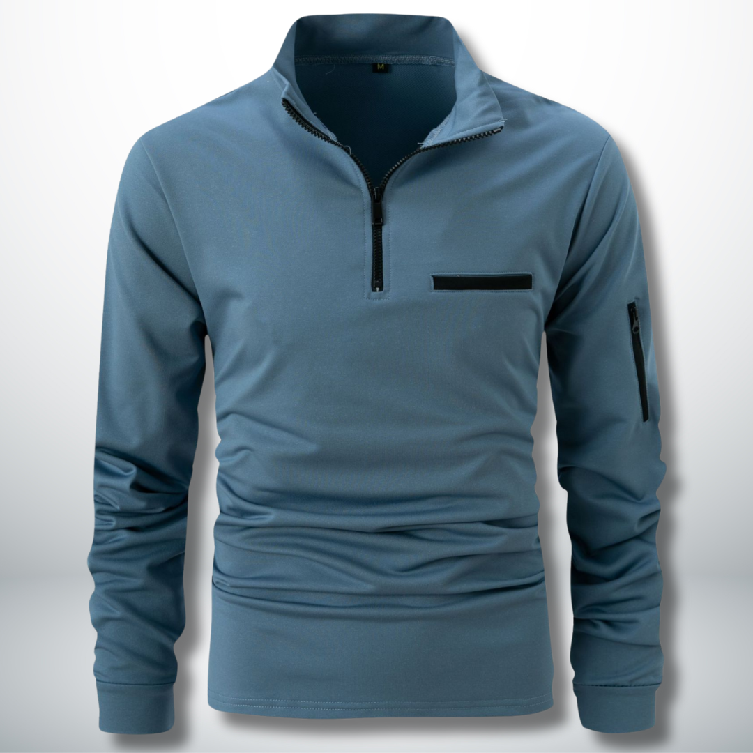 Arístides® | Men's Sports Sweatshirt With Zip
