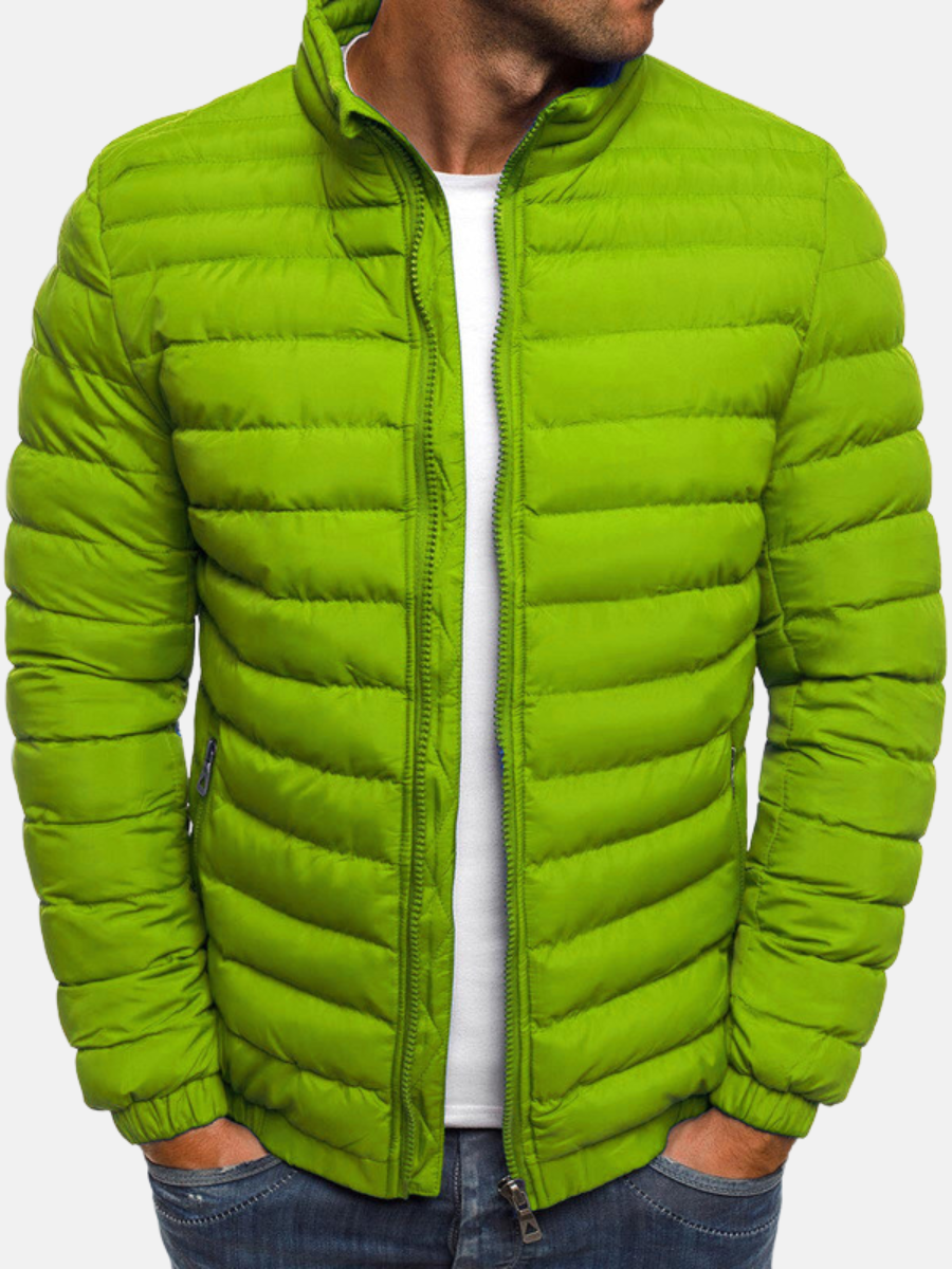 Rexo | Stylish quilted jacket with stand-up collar