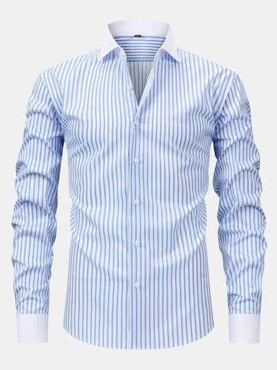 hola WINCHESTER STRIPED SHIRT & SLIM FIT TROUSERS