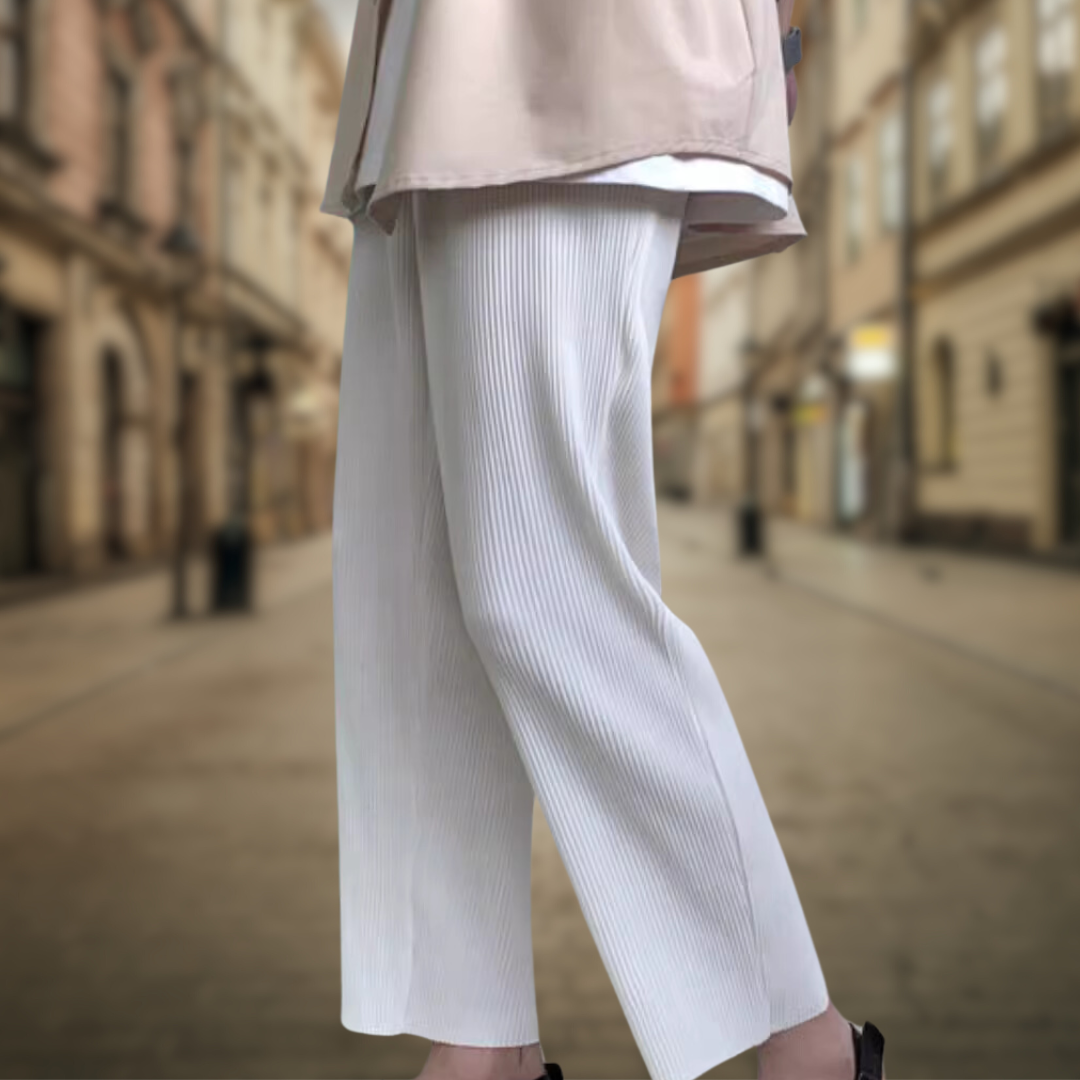 Donaciano® | Elegant trousers in velvety style