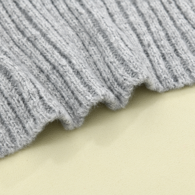 Men's Fashion Stand Collar Solid Striped Long Sleeve Mid-length Knit Cardigan