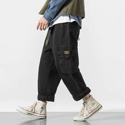 Johnnie® | Vintage Cargo Baggy Pantsn