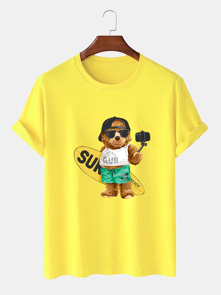 Hudson® | Surf Bear Print T-Shirt