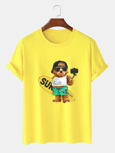 Hudson® | Surf Bear Print T-Shirt