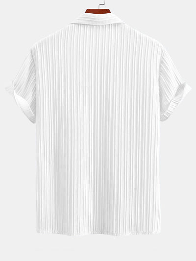 Jordan® | Textured Cuban Collar Pocket Shirt & Drawstring Textured Pants