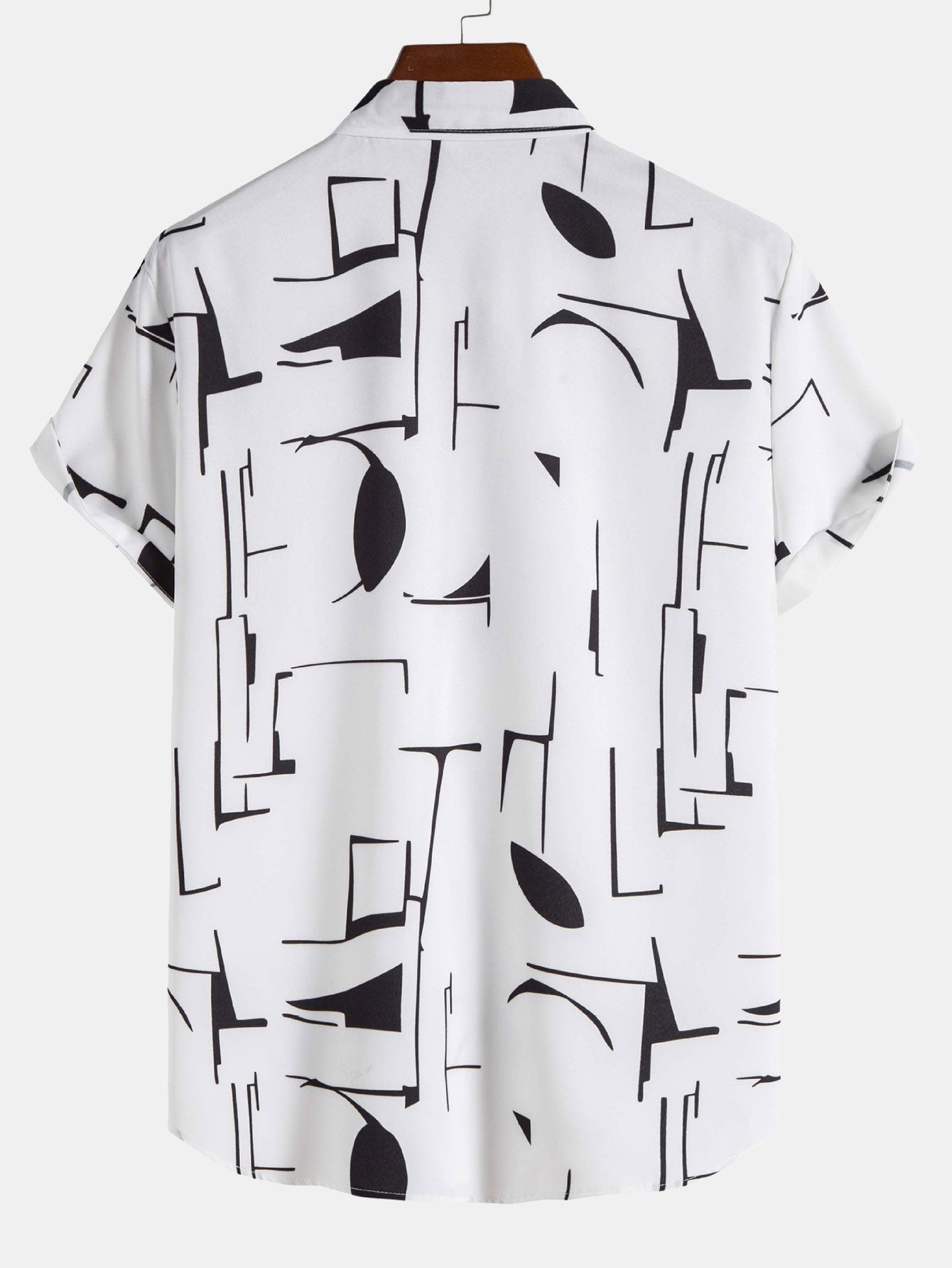 Toby® | Abstract Print Button Up Shirt