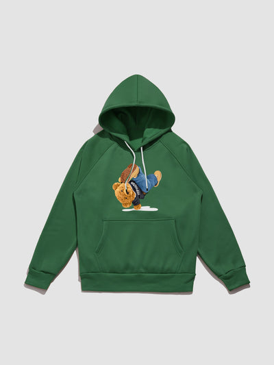 Marquis | Break Dance Bear Print Hoodie