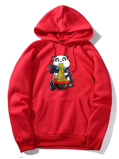 Lars | Panda Eating Ramen Print Hoodie