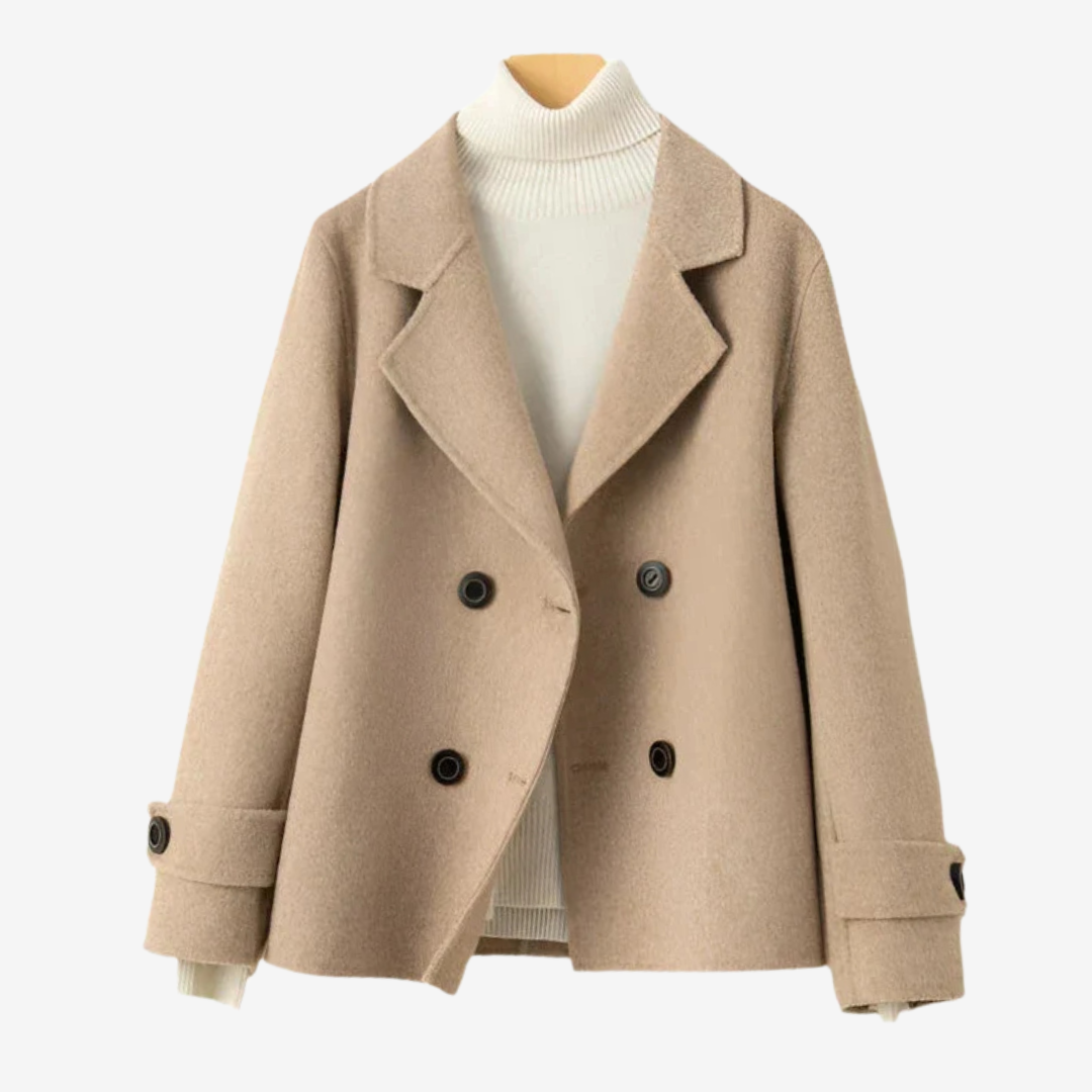 Elkin | Classic double-breasted wool jacket for women