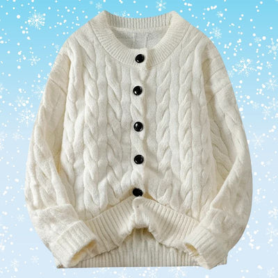 Ricardo® | Sweater with long sleeves and button