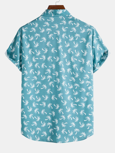 Nicolás® | Coconut Tree Print Shirt