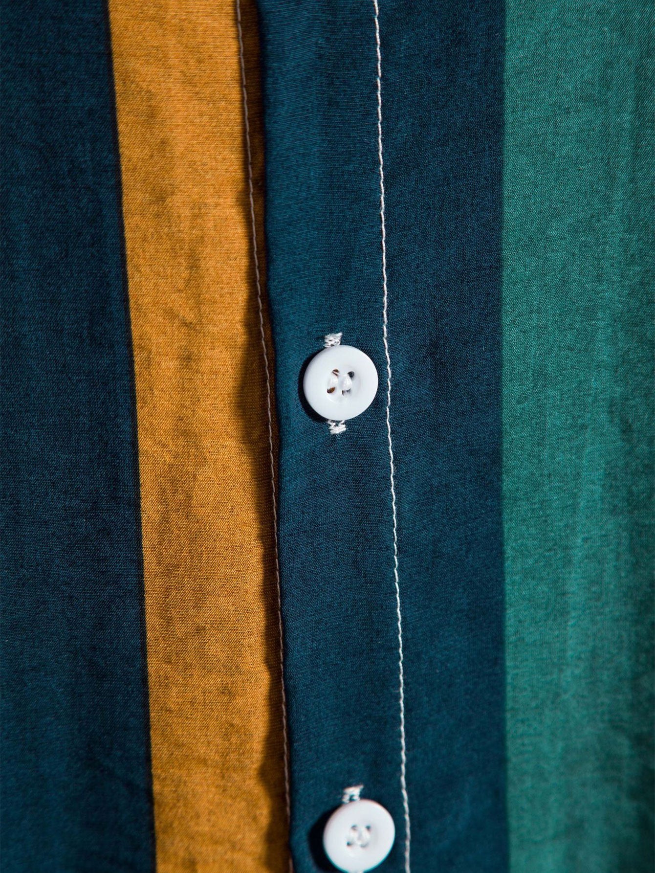 Silvio® | Colored Striped Button Up Shirt