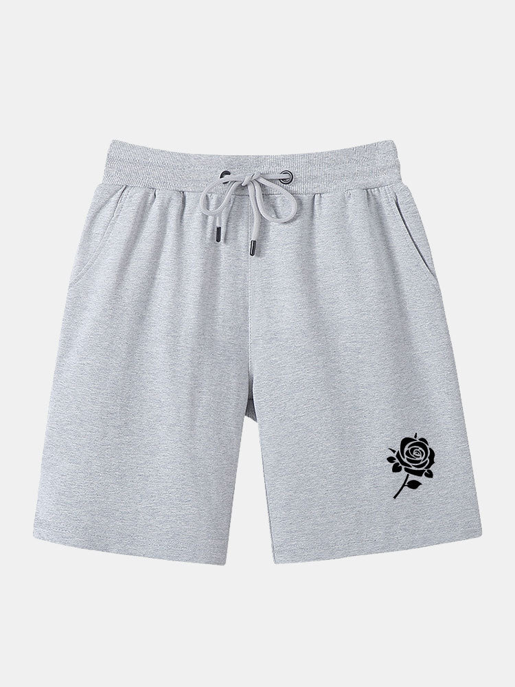 Bane® | Rose Print Mid Length Shorts